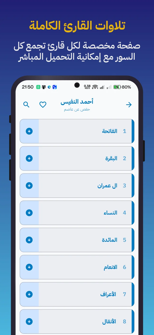A reciter's complete recitations