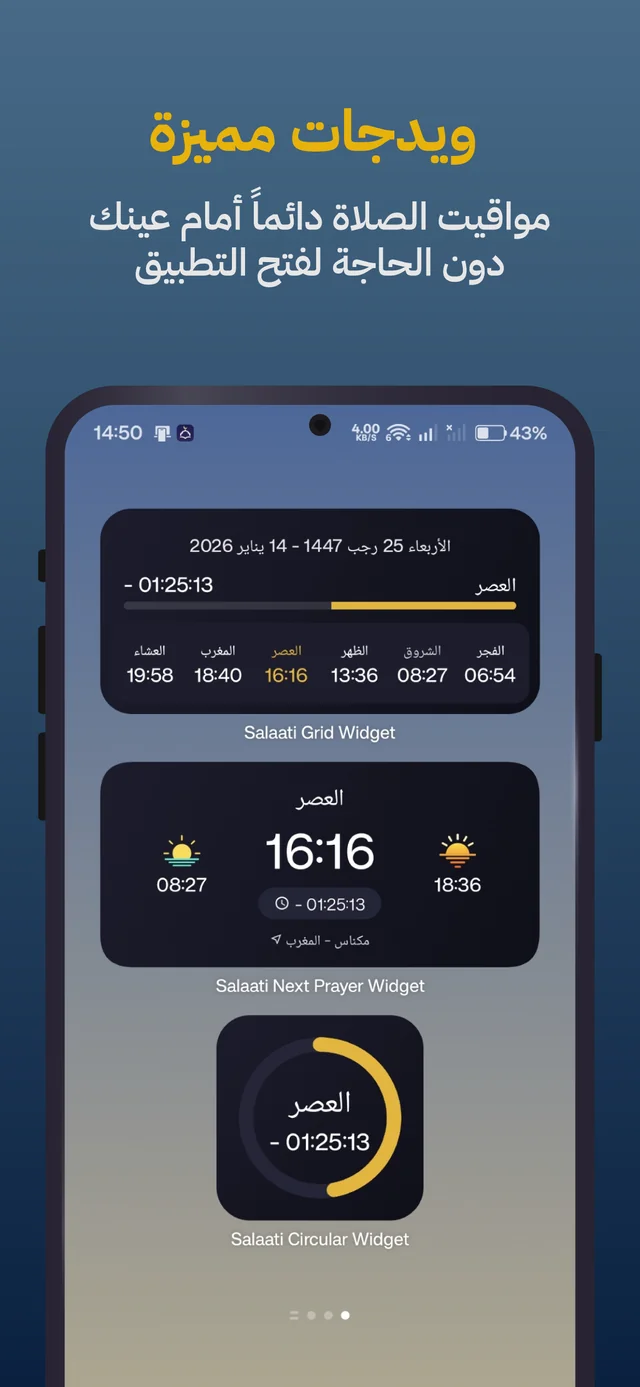 Distinctive home screen widgets