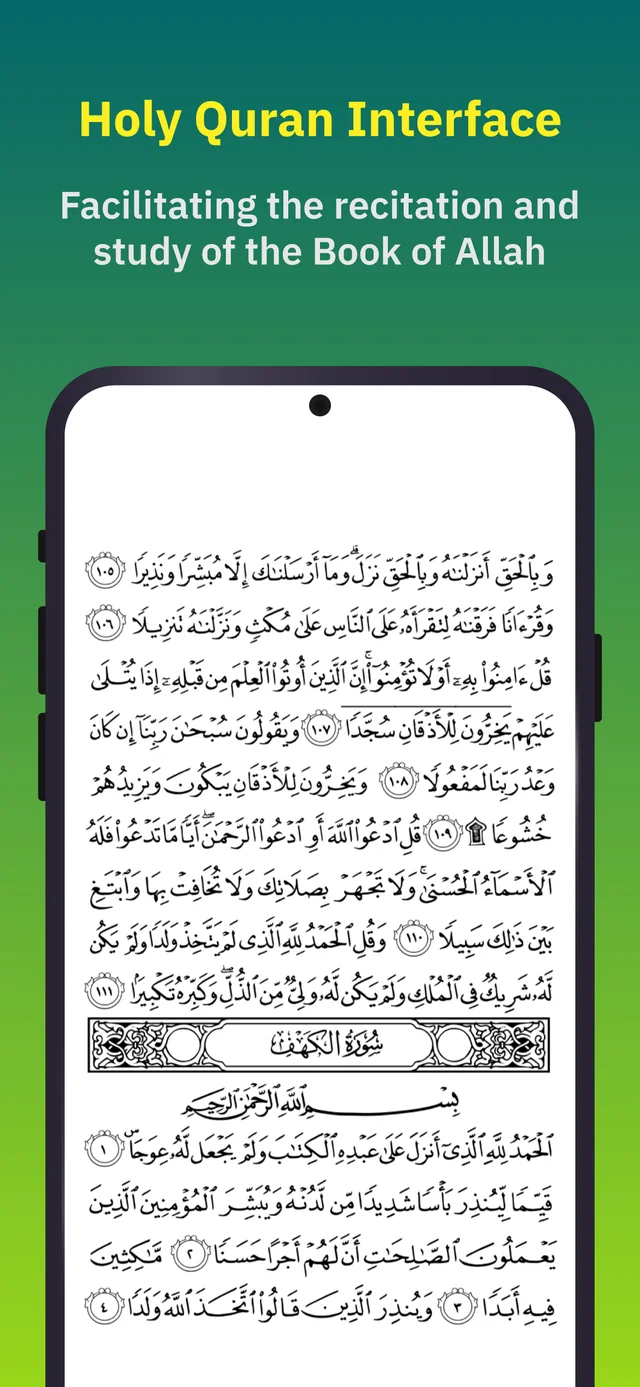 The Holy Quran for reading and study